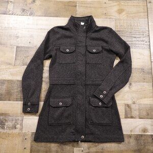 Mountain Khakis Old‎ Faithful coat women's medium gray chore field jacket